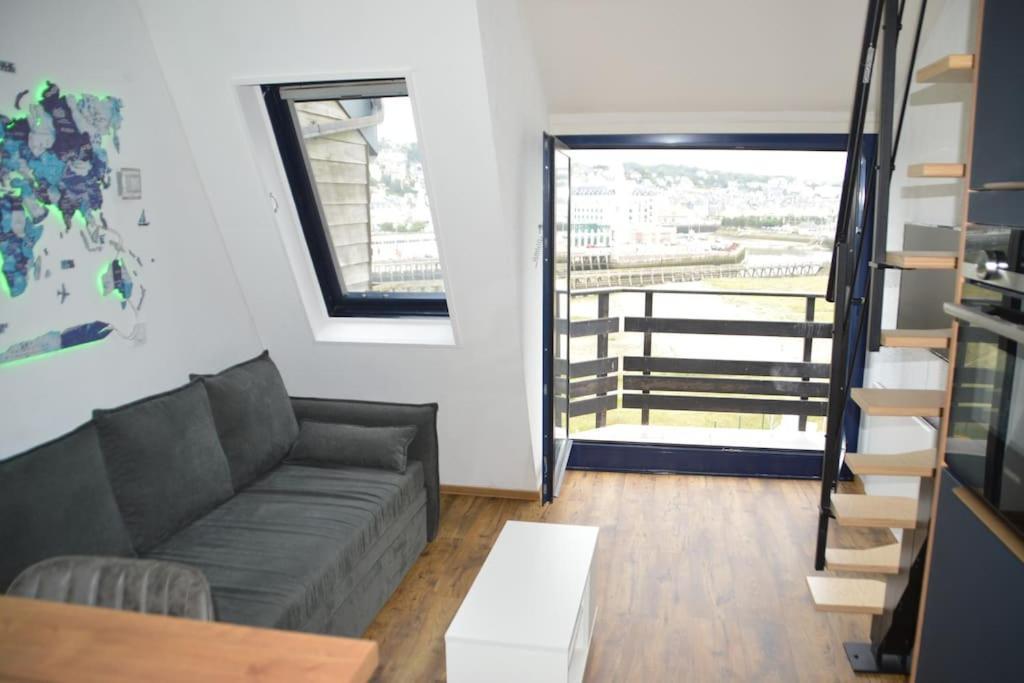 Mini-Duplex Cosy Avec Magnifique Vue Mer Довиль Экстерьер фото